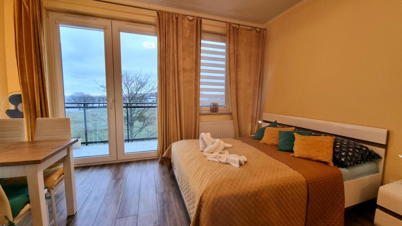 Apartament "Zloty Relaks" Tuz Przy Plazy Z Balkonem Z Widokiem Na Hel I Hamakami Puck Ngoại thất bức ảnh