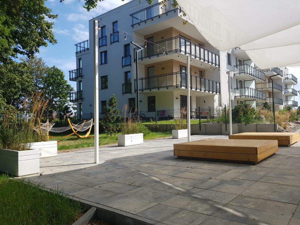 Apartament "Zloty Relaks" Tuz Przy Plazy Z Balkonem Z Widokiem Na Hel I Hamakami Puck Ngoại thất bức ảnh